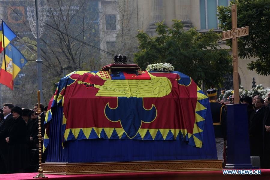 ROMANIA-BUCHAREST-FORMER KING MIHAI I-MOURNING