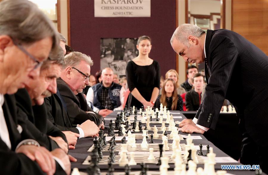 (SP)CROATIA-ZAGREB-CHESS-KASPAROV