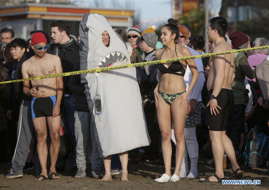 CANADA-VANCOUVER-WINTER SWIM