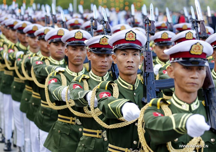 MYANMAR-NAY PYI TAW-70TH INDEPENDENCE DAY-CELEBRATION