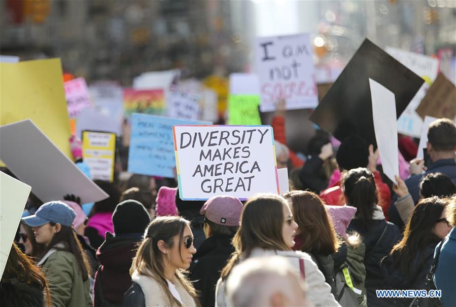 U.S.-NEW YORK-WOMEN'S MARCH