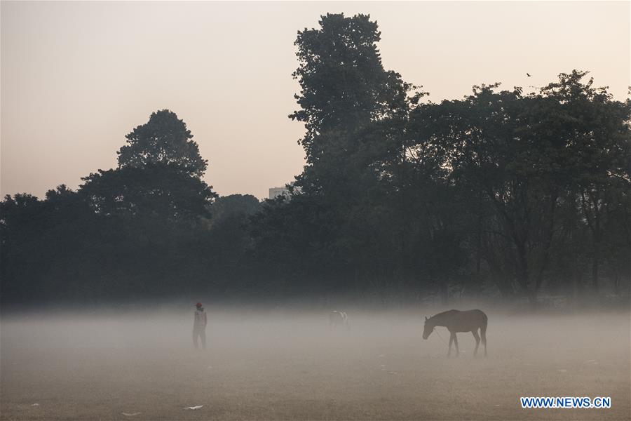 INDIA-KOLKATA-FOG