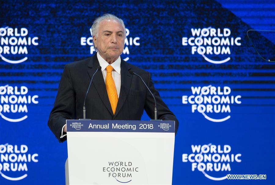 SWITZERLAND-DAVOS-WEF ANNUAL MEETING-BRAZIL