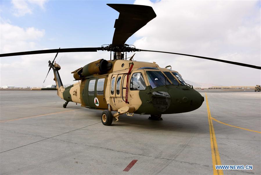 AFGHANISTAN-KANDAHAR-HANDOVER CEREMONY-HELICOPTER