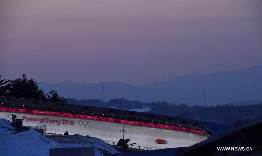 (SP)OLY-SOUTH KOREA-PYEONGCHANG-LUGE-TRAINING