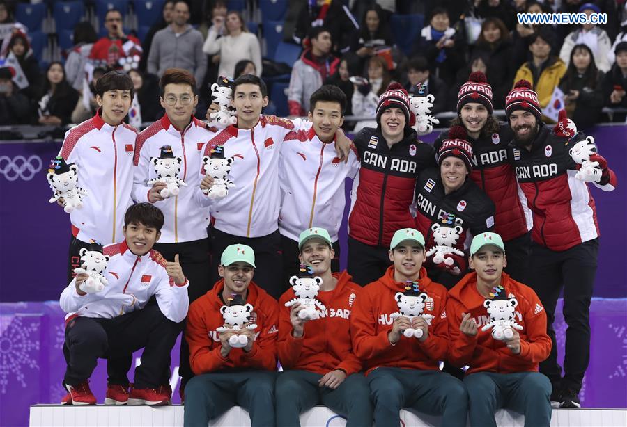 (SP)OLY-SOUTH KOREA-PYEONGCHANG-SHORT TRACK-MEN'S 5000M RELAY