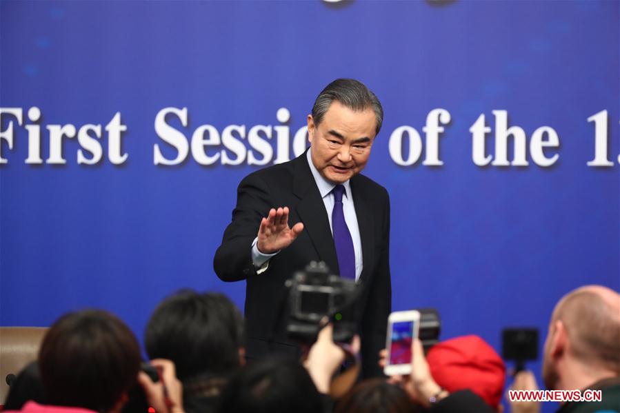 (TWO SESSIONS)CHINA-BEIJING-NPC-PRESS CONFERENCE-WANG YI (CN)