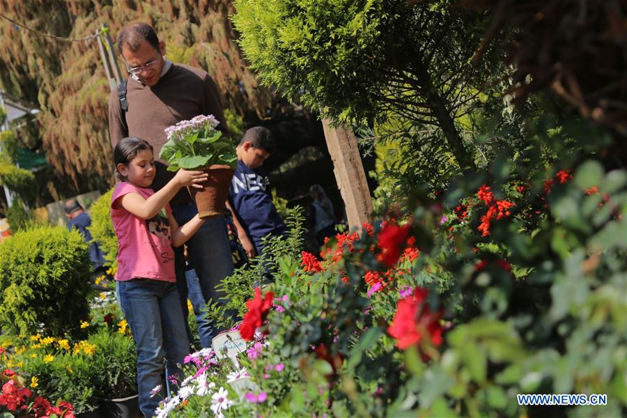 EGYPT-GIZA-SPRING FLOWER EXHIBITION