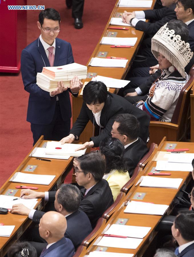 (TWO SESSIONS)CHINA-BEIJING-NPC-THIRD PLENARY MEETING (CN)