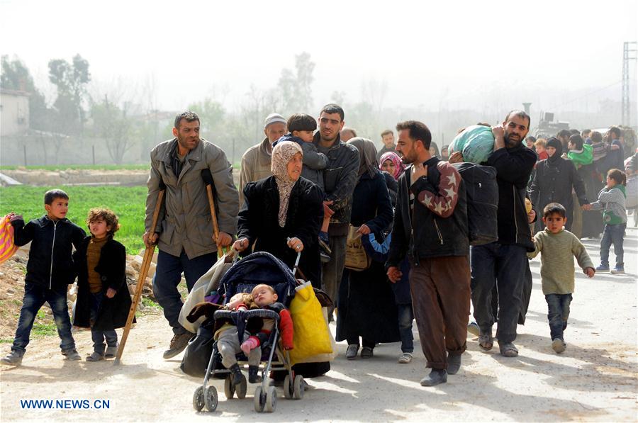 SYRIA-DAMASCUS-EASTERN GHOUTA-CIVILIANS-EVACUATION