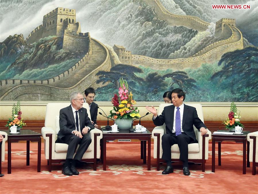 CHINA-BEIJING-LI ZHANSHU-AUSTRIAN PRESIDENT-MEETING (CN)