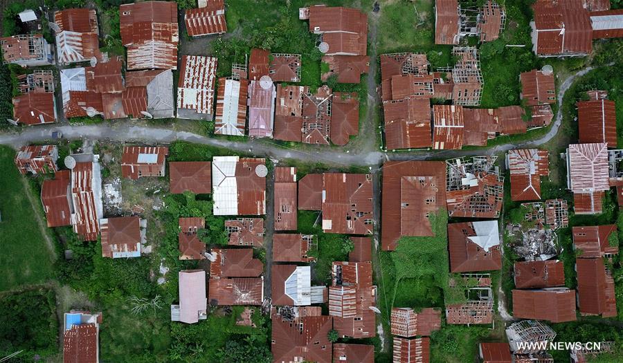 INDONESIA-NORTH SUMATRA-MOUNT SINABUNG-EMPTY VILLAGE