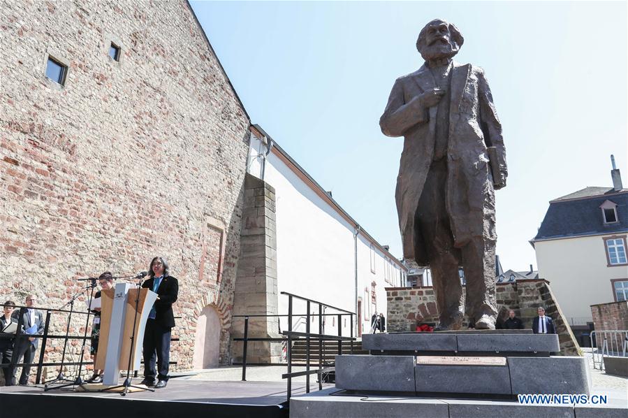 GERMANY-TRIER-KARL MARX STATUE-UNVEILING CEREMONY