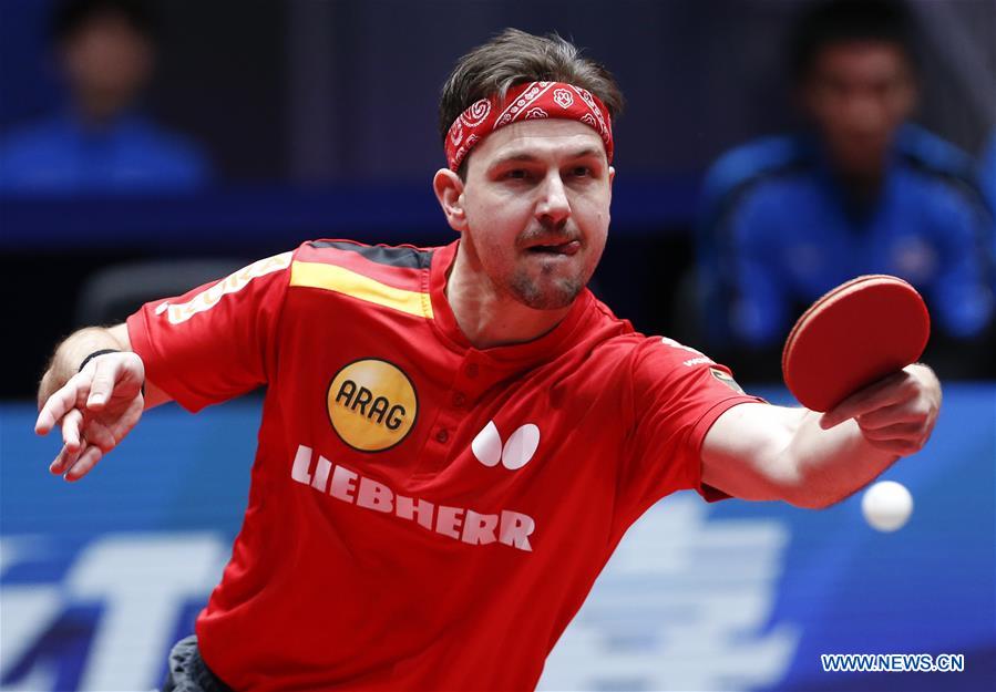 (SP)SWEDEN-HALMSTAD-ITTF WORLD TEAM CHAMPIONSHIPS 2018-MEN-SEMIFINAL-GERMANY-SOUTH KOREA