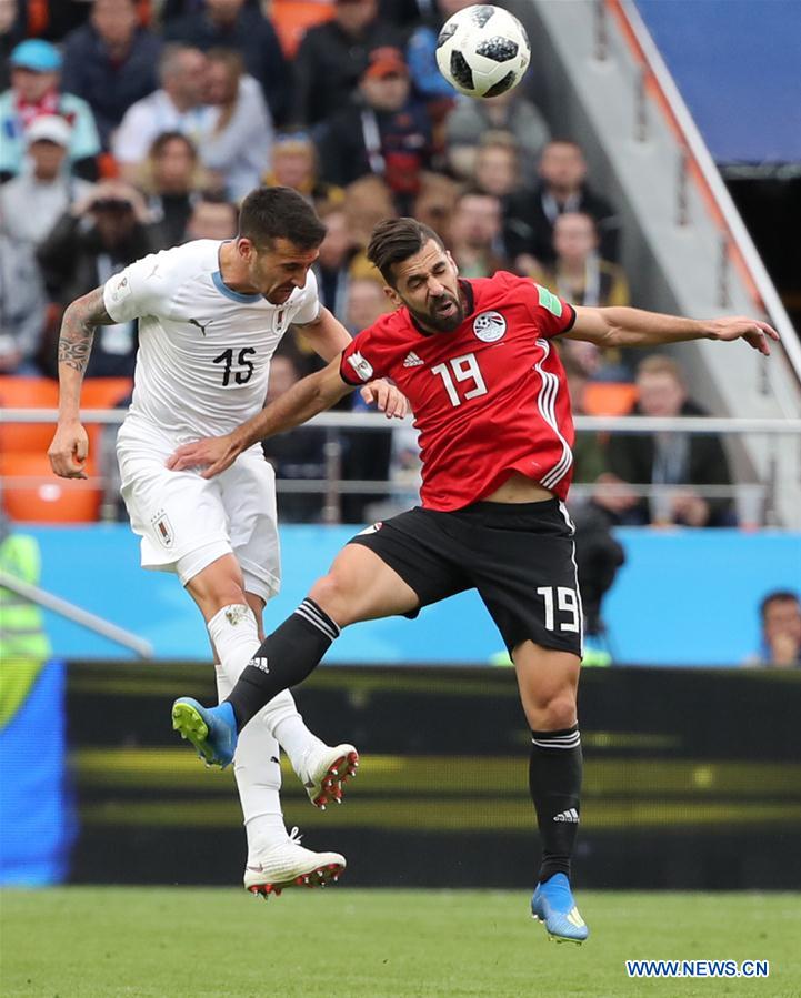 (SP)RUSSIA-YEKATERINBURG-2018 WORLD CUP-GROUP A-EGYPT VS URUGUAY