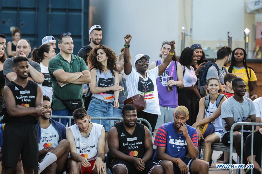 GREECE-ATHENS-BASKETBALL-MIGRANTS