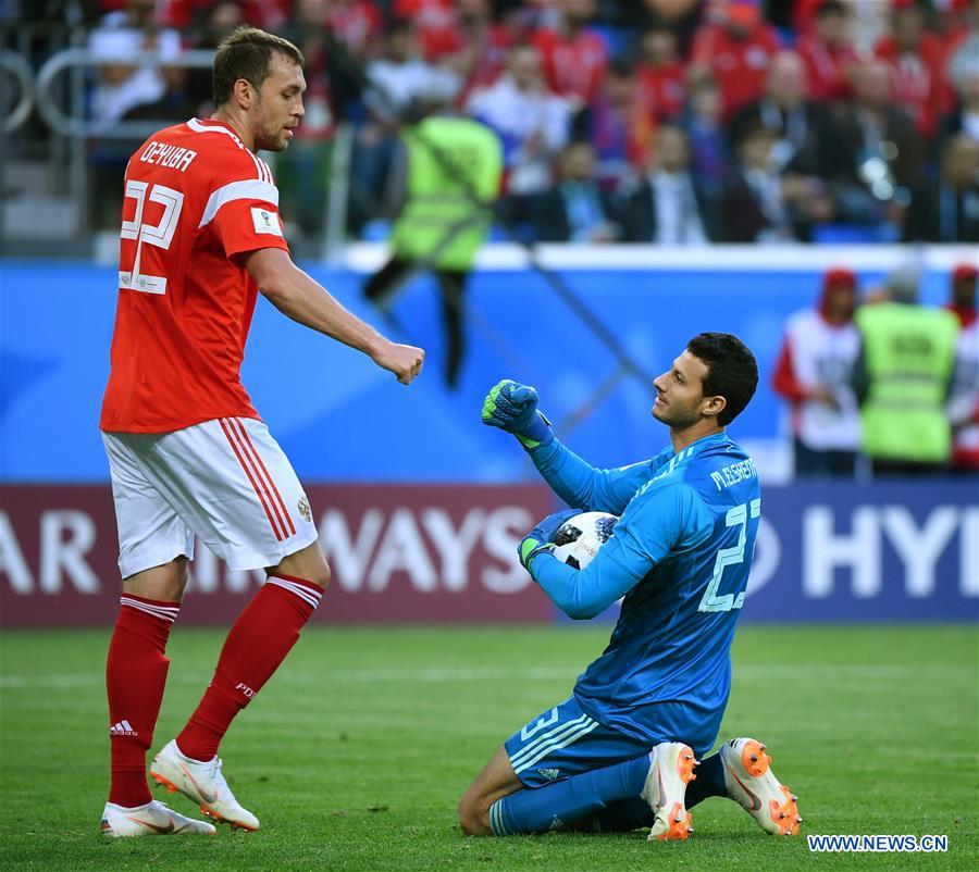 (SP)RUSSIA-SAINT PETERSBURG-2018 WORLD CUP-GROUP A-RUSSIA VS EGYPT