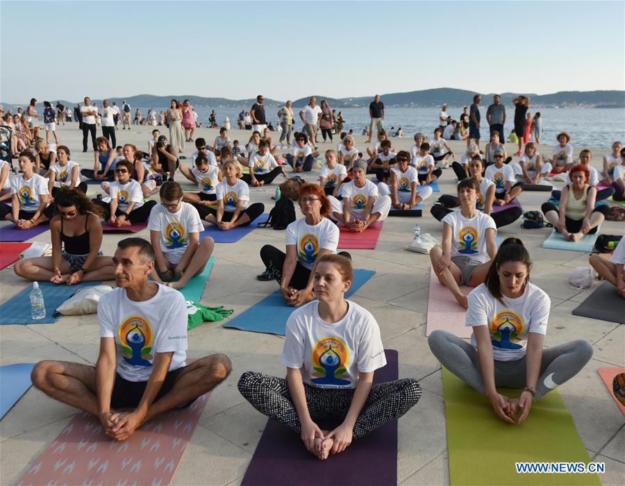 CROATIA-ZADAR-INTERNATIONAL YOGA DAY