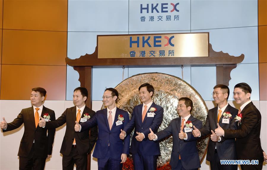 #CHINA-HONG KONG-XIAOMI-LISTING CEREMONY(CN*)