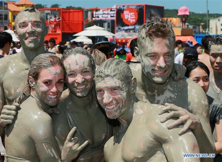 SOUTH KOREA-BORYEONG-MUD FESTIVAL