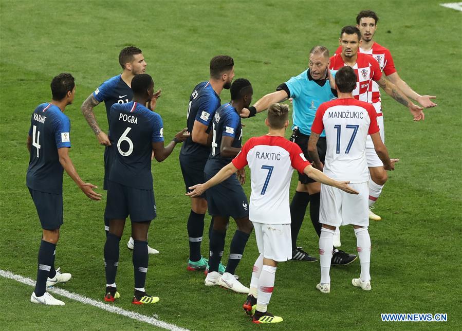 (SP)RUSSIA-MOSCOW-2018 WORLD CUP-FINAL-FRANCE VS CROATIA