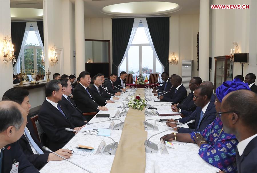 SENEGAL-CHINA-XI JINPING-MACKY SALL-TALKS 