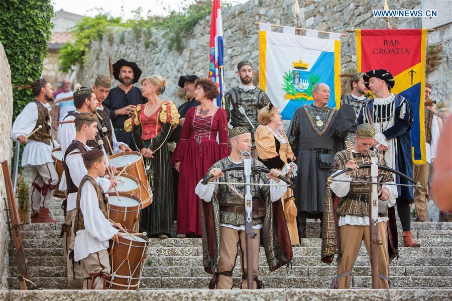 CROATIA-RAB ISLAND-RABSKA FJERA-MEDIEVAL FAIR