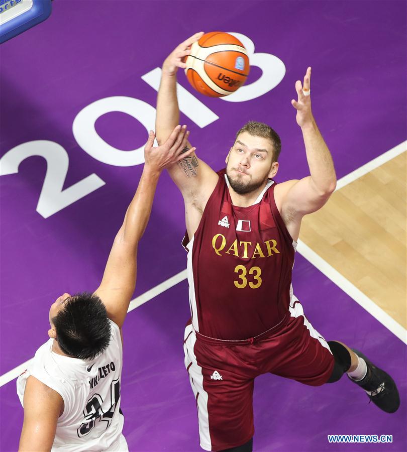 (SP)INDONESIA-JAKARTA-ASIAN GAMES-BASKETBALL-QATAR VS HONG KONG