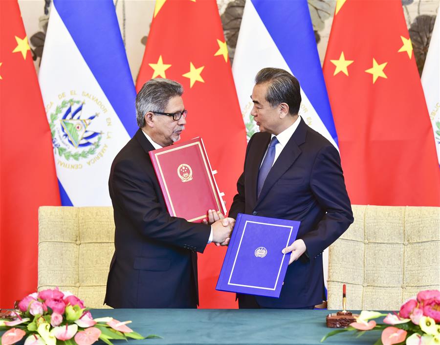 CHINA-BEIJING-REPUBLIC OF EL SALVADOR-DIPLOMATIC RELATIONS (CN)