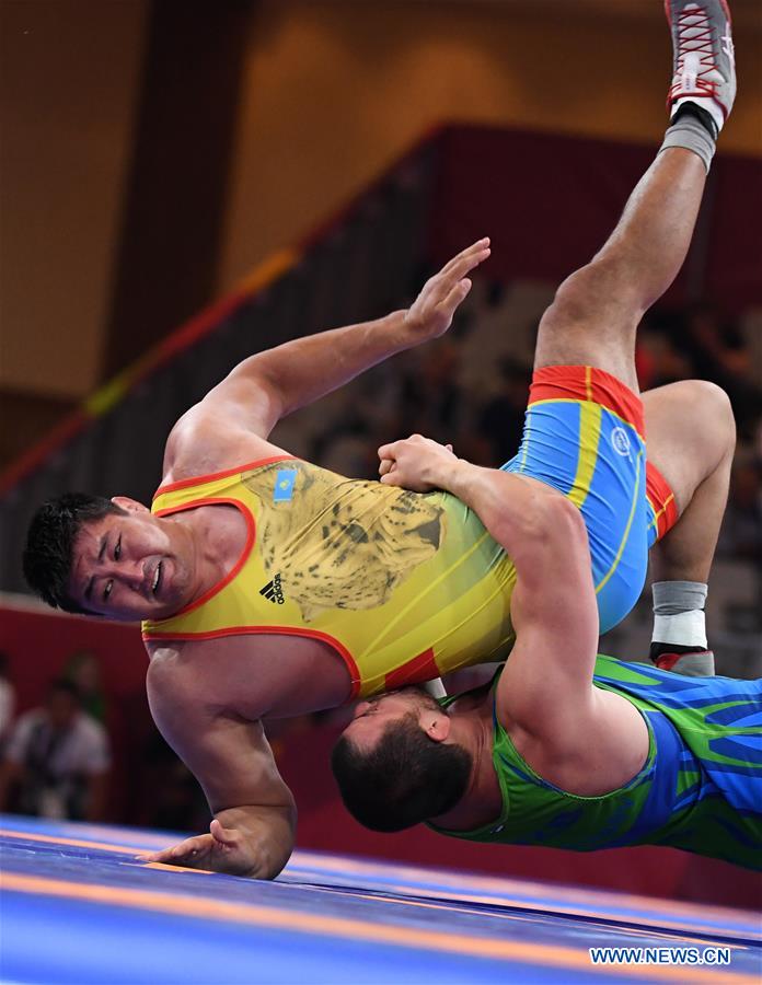 (SP)INDONESIA-JAKARTA-ASIAN GAMES-WRESTLING