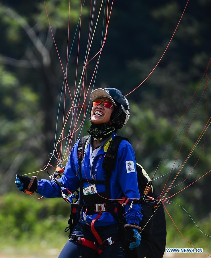 (SP)INDONESIA-BOGOR-ASIAN GAMES-PARAGLIDING