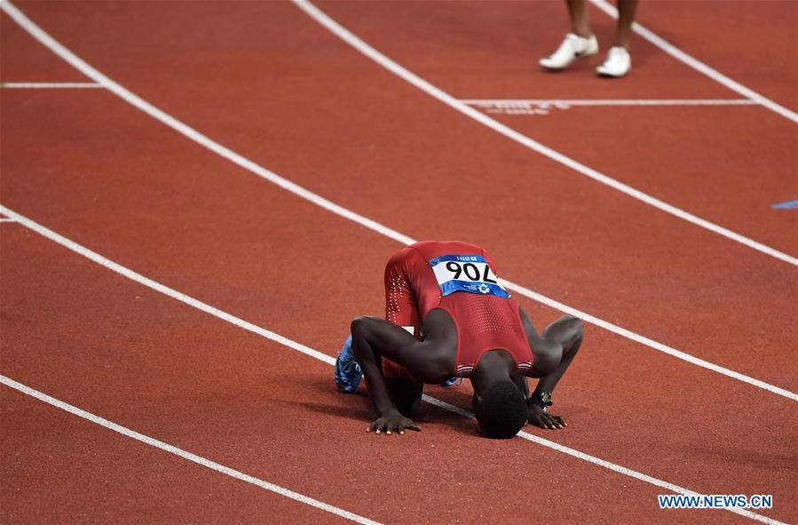 (SP)INDONESIA-JAKARTA-ASIAN GAMES-ATHLETICS-MEN'S 400M FINAL