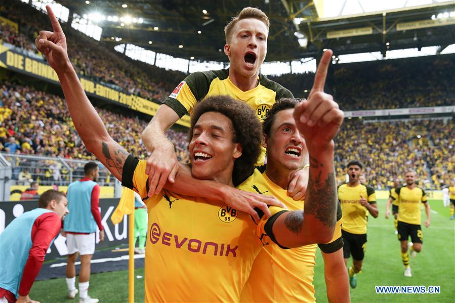 (SP)GERMANY-DORTMUND-SOCCER-BUNDESLIGA-DORTMUND VS LEIPZIG