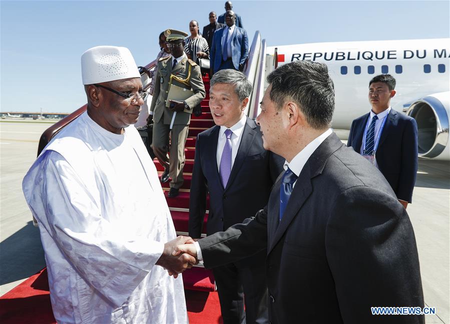 (FOCAC)CHINA-BEIJING-MALIAN PRESIDENT-ARRIVAL (CN)