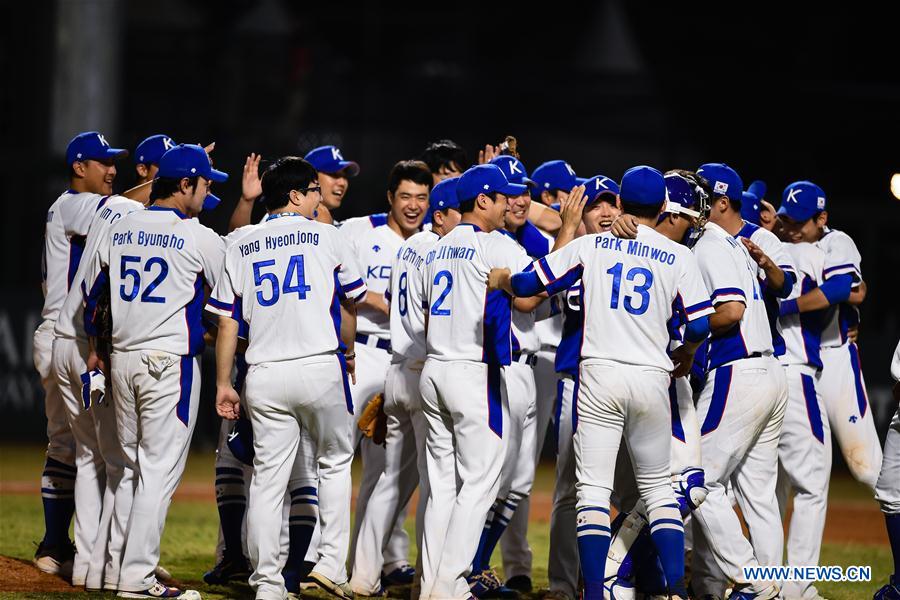 (SP)INDONESIA-JAKARTA-ASIAN GAMES-BASEBALL-MEN'S FINAL