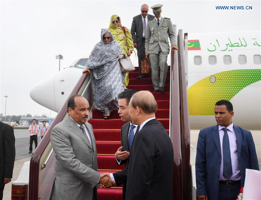 CHINA-BEIJING-MAURITANIA-PRESIDENT-ARRIVAL (CN)