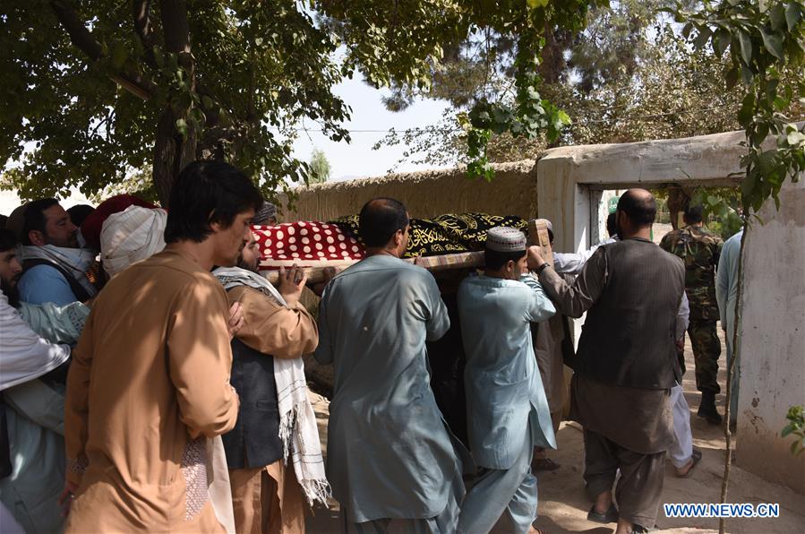 AFGHANISTAN-KANDAHAR-FUNERAL-ELECTION CANDIDATE