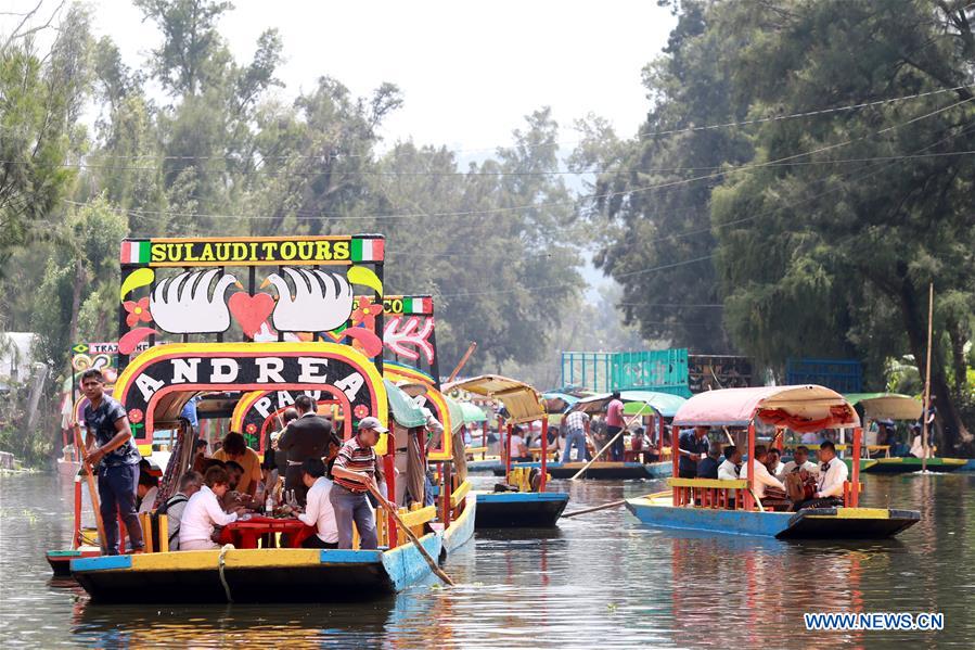 MEXICO-MEXICO CITY-XOCHIMILCO-TRAJINERAS