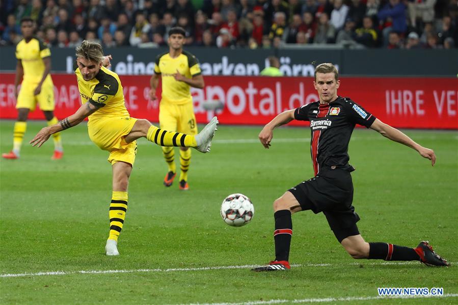 (SP)GERMANY-LEVERKUSEN-SOCCER-BUNDESLIGA-LEVERKUSEN VS DORTMUND