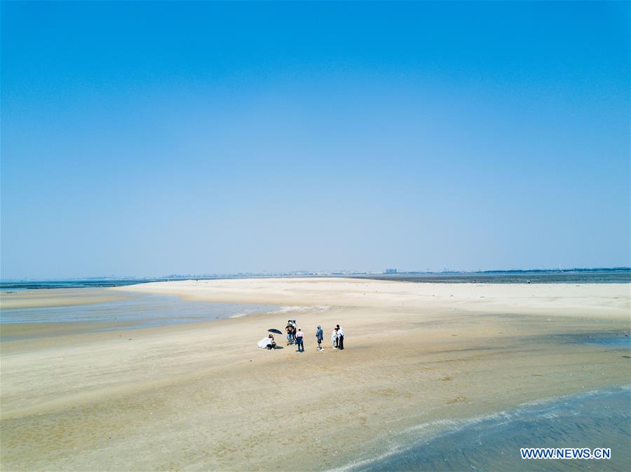 CHINA-FUJIAN-JINJIANG-COAST-LANDSCAPE-SANDBAR (CN)