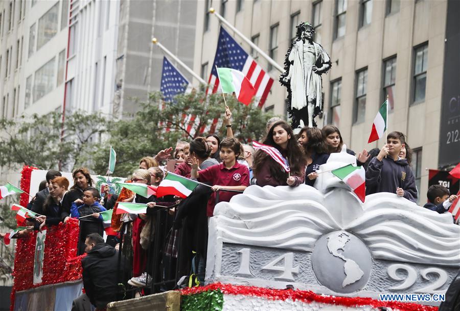 U.S.-NEW YORK-COLUMBUS DAY PARADE