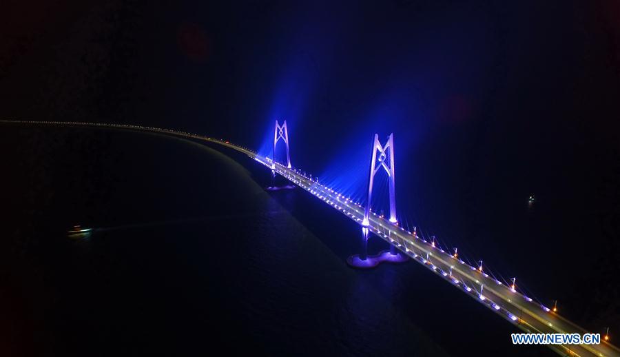 CHINA-HONG KONG-ZHUHAI-MACAO BRIDGE-CONSTRUCTION (CN)