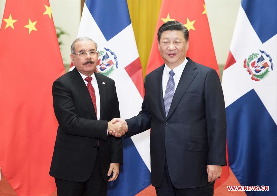 CHINA-BEIJING-XI JINPING-DOMINICAN REPUBLIC-TALKS (CN)