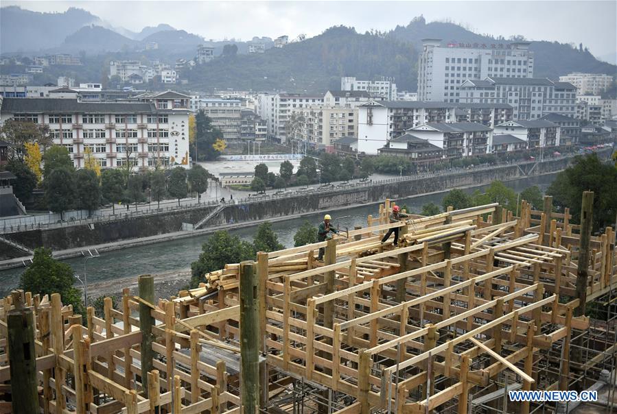 #CHINA-HUBEI-XUAN'EN-STILT HOUSE (CN)