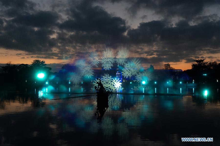 BRITAIN-LONDON-KEW GARDENS-CHRISTMAS LIGHT