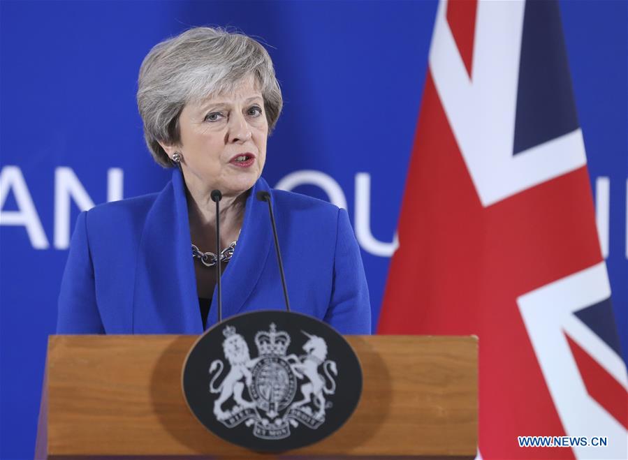 BELGIUM-BRUSSELS-EU-BREXIT-SUMMIT-MAY-PRESS CONFERENCE