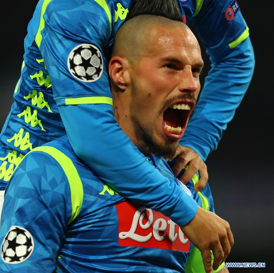 (SP)ITALY-NAPLES-FOOTBALL-UEFA CHAMPIONS LEAGUE-NAPOLI VS RED STAR