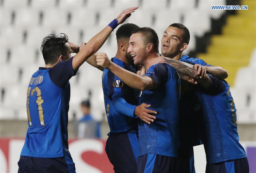 (SP)CYPRUS-NICOSIA-FOOTBALL-UEFA EUROPE LEAGUE-APOLLON VS LAZIO