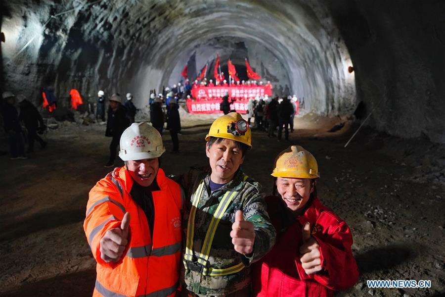 CHINA-BEIJING-ZHANGJIAKOU-RAILWAY-TUNNEL-CONSTRUCTION (CN)