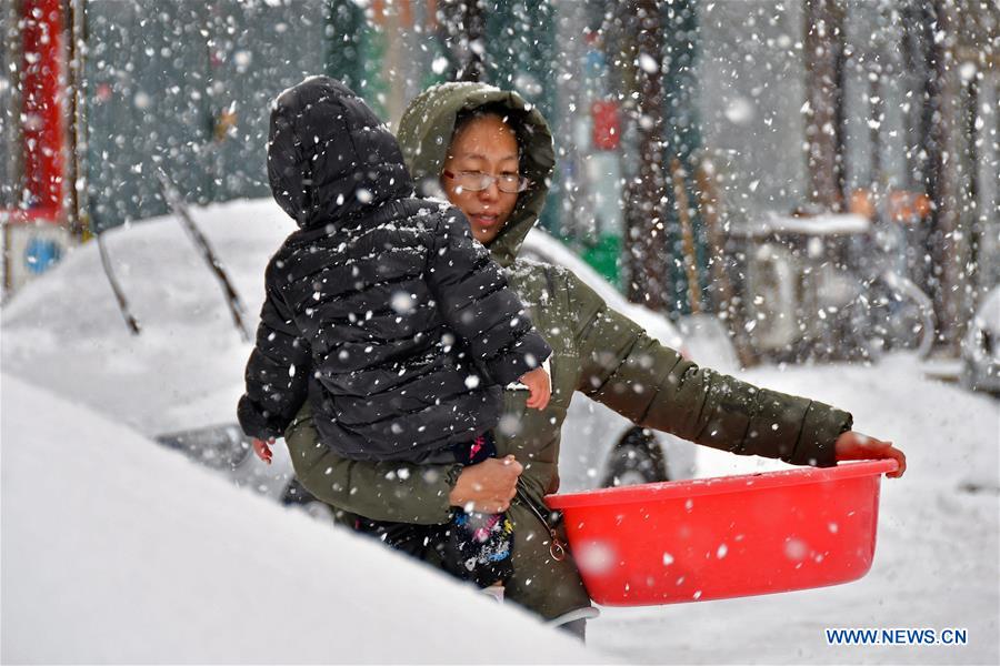 #CHINA-SHANDONG-SNOWFALL(CN)